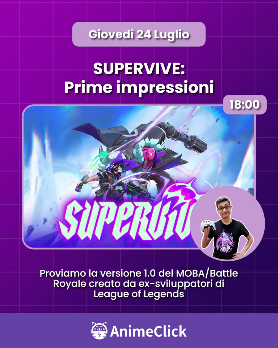 AnimeClick su Twitch: programma dal 21 al 27 luglio